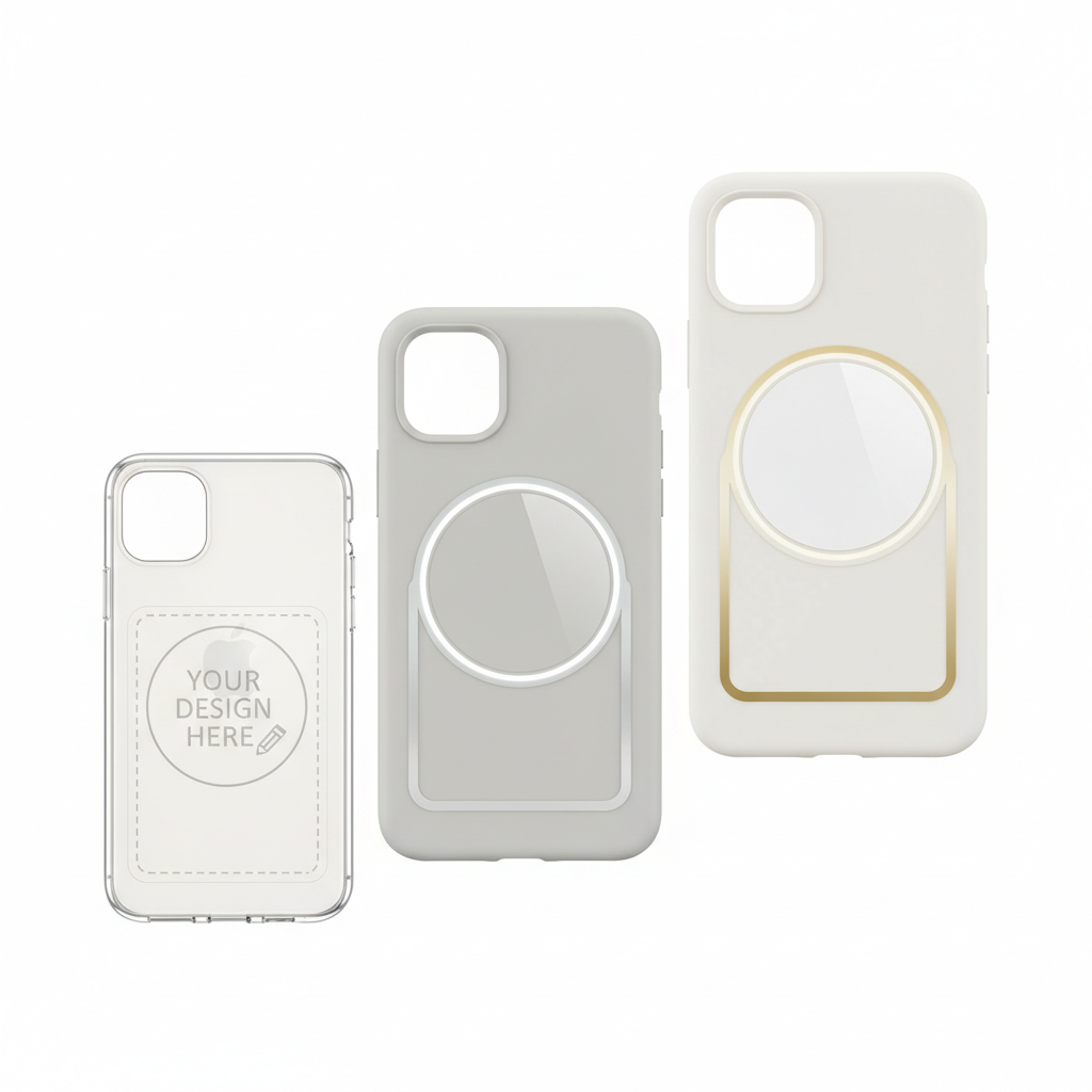 Customise your own label on your cell phone case - All phone sizes, generate a customisation product image based on this product name, so that the user can know that they can customise the sticker on their phone case.